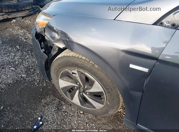 KMHC75LC4KU117454 2019 HYUNDAI IONIQ HYBRID Серый Вид спереди