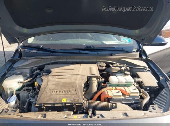 KMHC75LC4KU117454 2019 HYUNDAI IONIQ HYBRID Серый Вид сзади