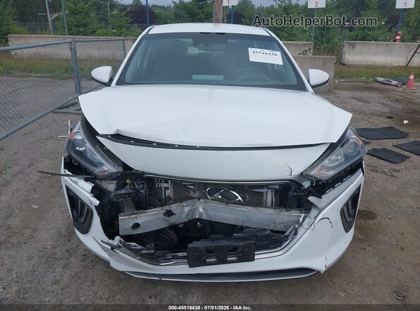 KMHC75LC4LU235831 2020 HYUNDAI IONIQ HYBRID White Vista del cuadro de instrumentos