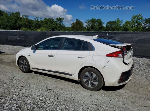 KMHC75LC6HU047478 2017 HYUNDAI IONIQ White Հետևի ձախ