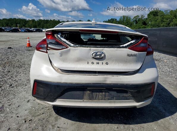 KMHC75LC6HU047478 2017 HYUNDAI IONIQ White Հետևի տեսք