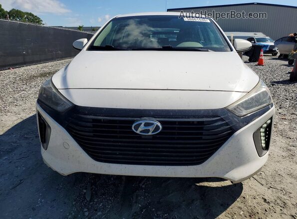 KMHC75LC6HU047478 2017 HYUNDAI IONIQ White Դիմացի տեսք
