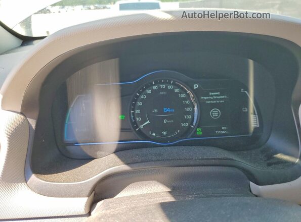 KMHC75LC6HU047478 2017 HYUNDAI IONIQ White Սարքավորումների վահանակի տեսք