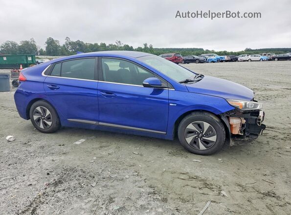 KMHC75LC6KU125510 2019 HYUNDAI IONIQ Blue წინა მარჯვენა