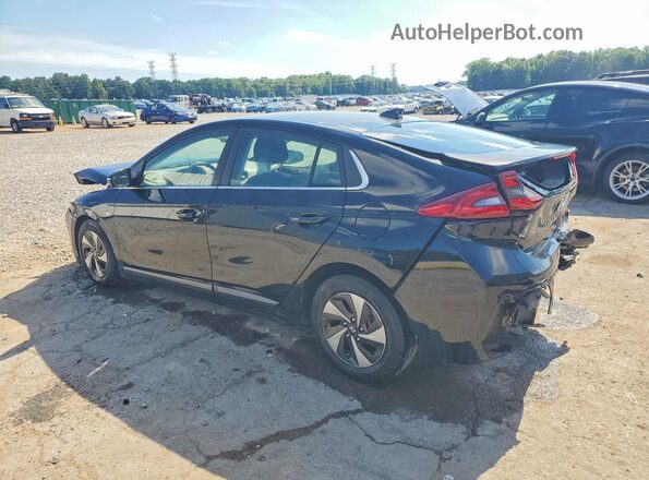 KMHC75LC6KU127824 2019 HYUNDAI IONIQ Black Trasero izquierdo