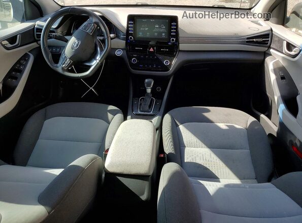 KMHC75LC6LU186714 2020 HYUNDAI IONIQ Black Widok deski rozdzielczej