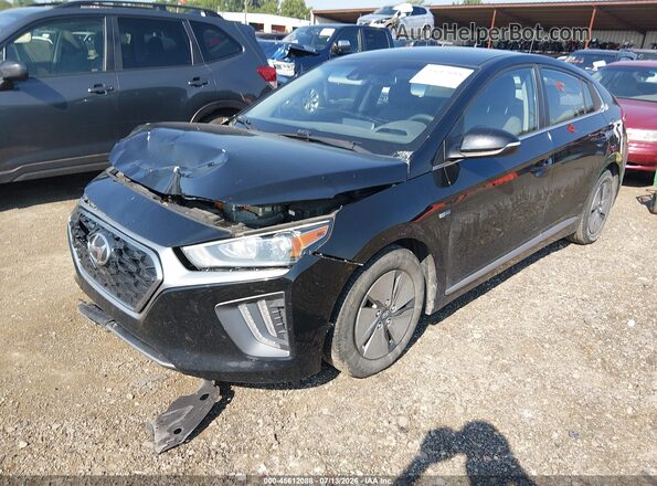 KMHC75LC6LU212597 2020 HYUNDAI IONIQ HYBRID Black Vista tres cuartos delantera izquierda