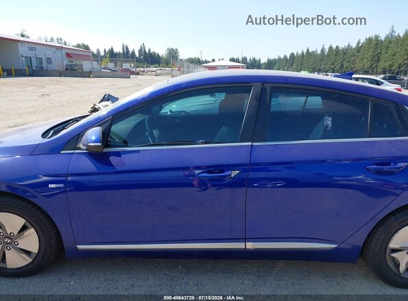 KMHC75LC6LU234812 2020 HYUNDAI IONIQ HYBRID Blue 360 interior view
