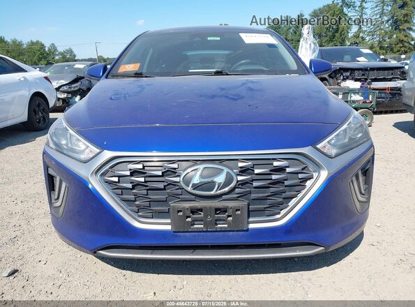 KMHC75LC6LU234812 2020 HYUNDAI IONIQ HYBRID Blue Instrument cluster view