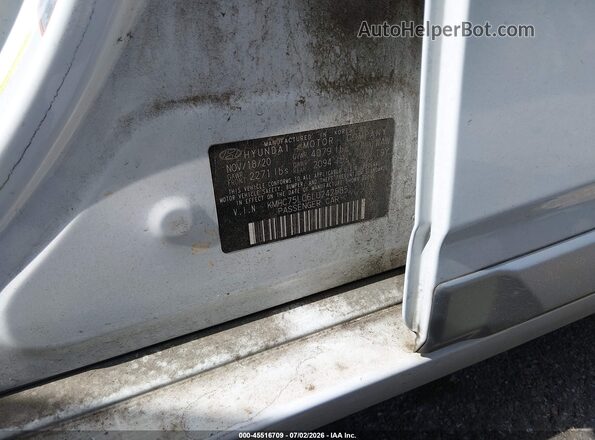 KMHC75LC6LU242585 2020 HYUNDAI IONIQ HYBRID White Widok komory silnika