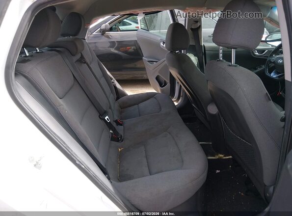 KMHC75LC6LU242585 2020 HYUNDAI IONIQ HYBRID White Widok naklejki z numerem VIN