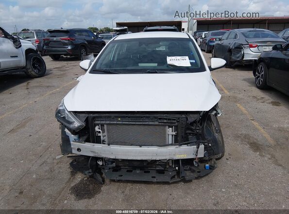 KMHC75LC6LU242585 2020 HYUNDAI IONIQ HYBRID White Widok wnętrza z tyłu