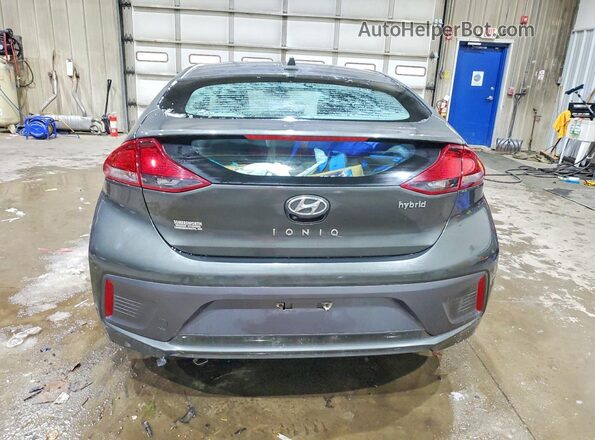 KMHC75LC6MU257668 2021 HYUNDAI IONIQ Серый Вид сзади