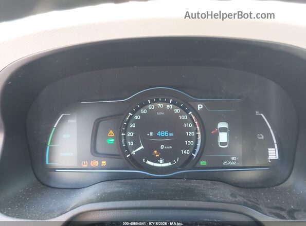 KMHC75LC7JU065817 2018 HYUNDAI IONIQ HYBRID Silver უკანა სავარძლების ხედი