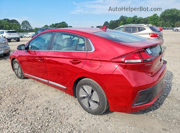 KMHC75LC7MU257923 2021 HYUNDAI IONIQ Красный Задняя левая четверть