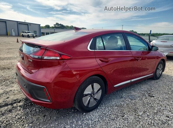 KMHC75LC7MU257923 2021 HYUNDAI IONIQ Красный Задняя правая четверть
