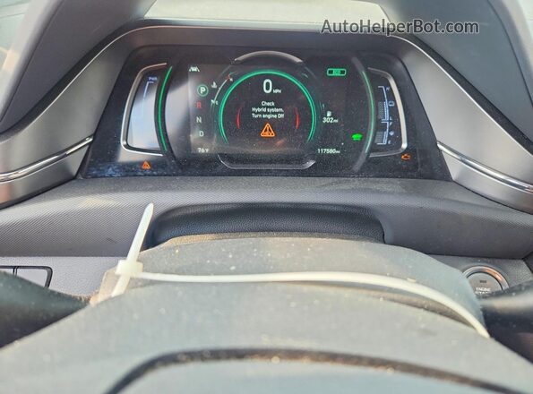 KMHC75LC7MU257923 2021 HYUNDAI IONIQ Красный Вид щитка приборов