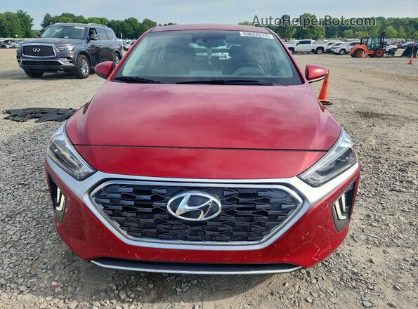 KMHC75LC7MU257923 2021 HYUNDAI IONIQ Красный Вид спереди