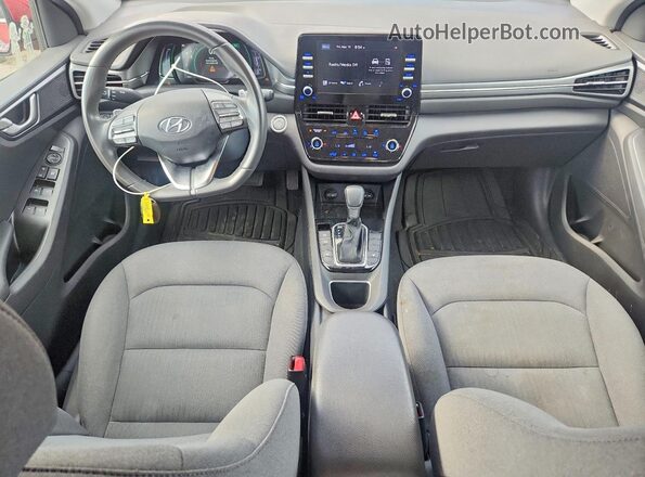 KMHC75LC7MU257923 2021 HYUNDAI IONIQ Красный Вид панели приборов