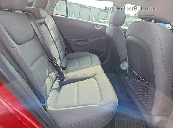 KMHC75LC7MU257923 2021 HYUNDAI IONIQ Красный Вид задних сидений