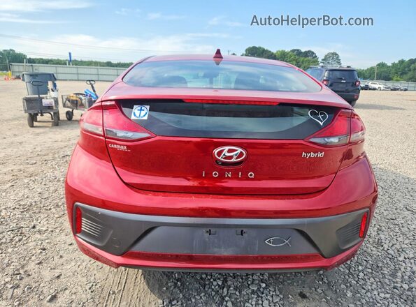 KMHC75LC7MU257923 2021 HYUNDAI IONIQ Красный Вид сзади