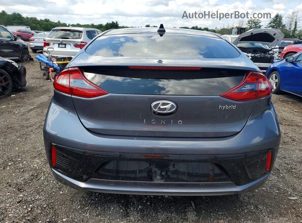 KMHC75LC8HU019164 2017 HYUNDAI IONIQ Gray Vista trasera