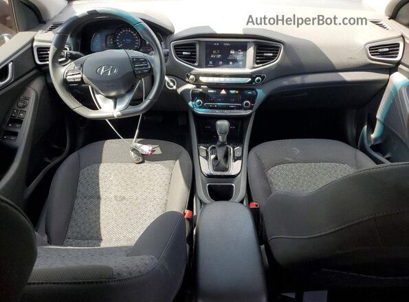 KMHC75LC8HU019164 2017 HYUNDAI IONIQ Gray Vista del salpicadero