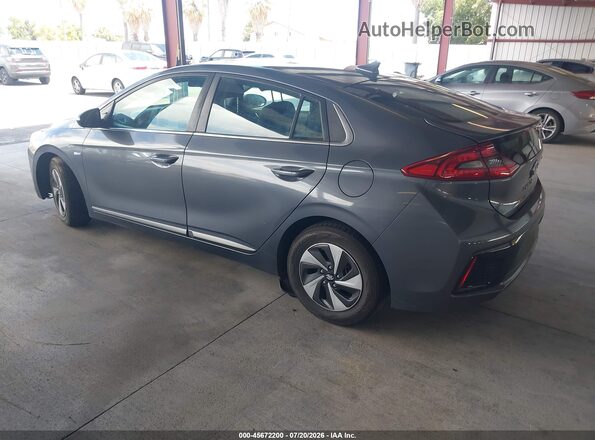 KMHC75LC8HU036532 2017 HYUNDAI IONIQ HYBRID Gray Rear left
