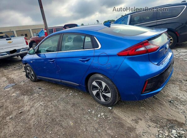 KMHC75LC8HU055971 2017 HYUNDAI IONIQ Blue Tył lewy
