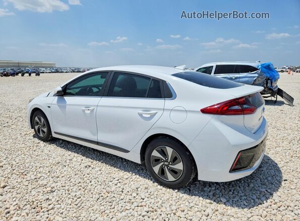 KMHC75LC8JU065017 2018 HYUNDAI IONIQ White Հետևի ձախ