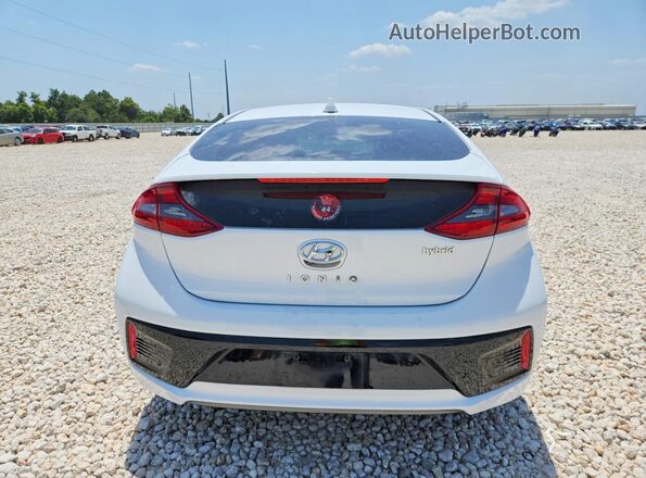 KMHC75LC8JU065017 2018 HYUNDAI IONIQ White Հետևի տեսք