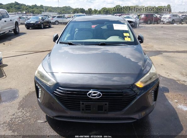 KMHC75LC8JU066782 2018 HYUNDAI IONIQ HYBRID Gray Вид щитка приладів