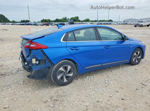 KMHC75LC8JU074865 2018 HYUNDAI IONIQ Blue Tył prawy
