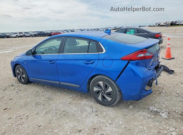 KMHC75LC8JU074865 2018 HYUNDAI IONIQ Blue Tył lewy