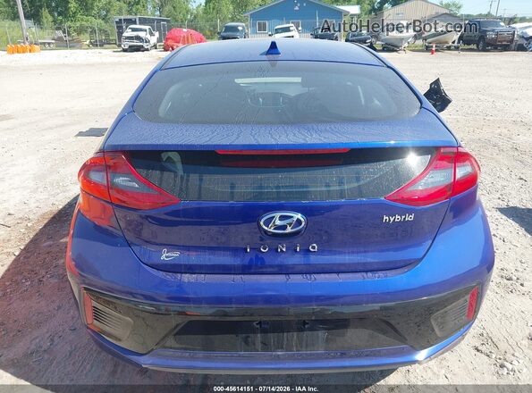 KMHC75LC8KU117862 2019 HYUNDAI IONIQ HYBRID Blue 