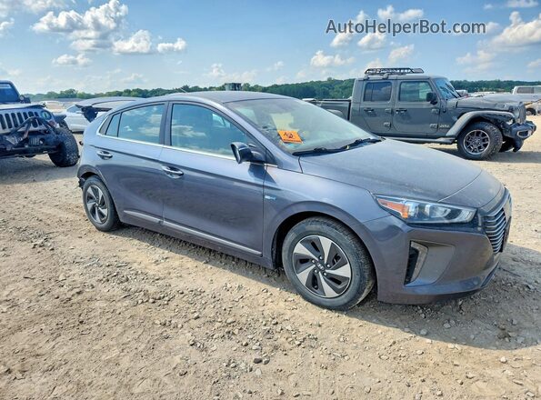 KMHC75LC8KU129686 2019 HYUNDAI IONIQ Gray Front right