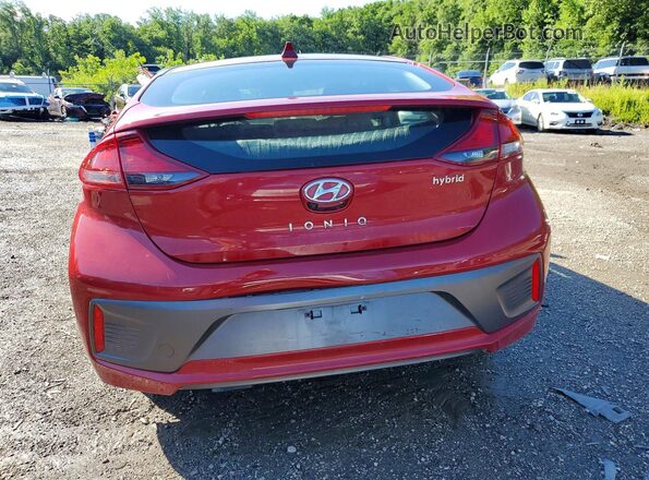 KMHC75LC8NU275199 2022 HYUNDAI IONIQ Red Հետևի տեսք