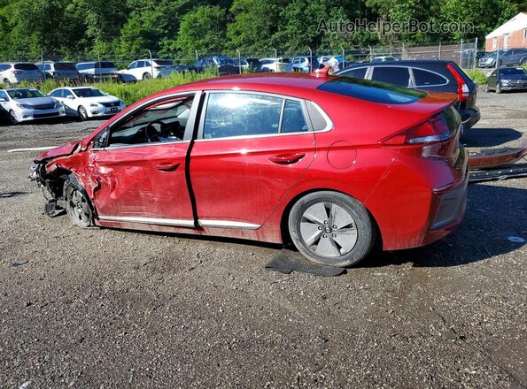 KMHC75LC8NU275199 2022 HYUNDAI IONIQ Red Հետևի ձախ
