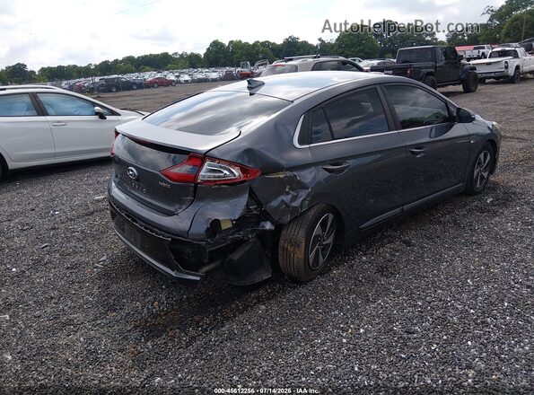 KMHC75LC9JU062269 2018 HYUNDAI IONIQ HYBRID Серый Задняя правая четверть