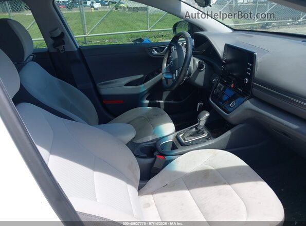 KMHC75LC9NU282419 2022 HYUNDAI IONIQ HYBRID White წინა სალონის ხედი