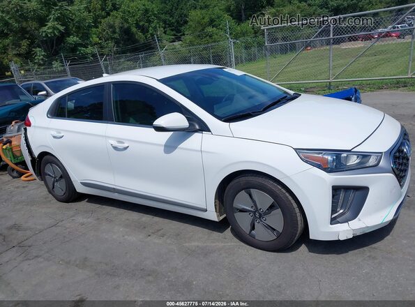 KMHC75LC9NU282419 2022 HYUNDAI IONIQ HYBRID White უკანა სალონის ხედი