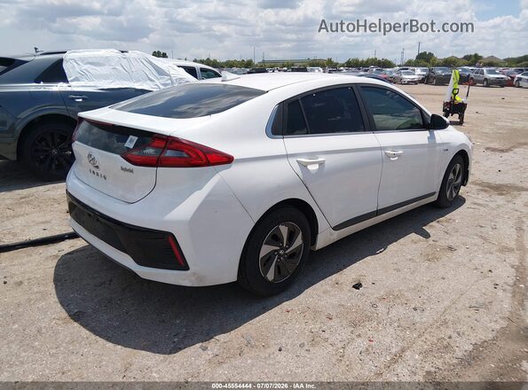 KMHC75LCXHU030344 2017 HYUNDAI IONIQ HYBRID White Tył prawy
