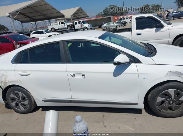 KMHC75LCXHU047614 2017 HYUNDAI IONIQ HYBRID White Панорамний вид салону 360°