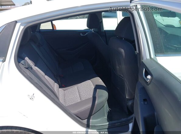KMHC75LCXHU047614 2017 HYUNDAI IONIQ HYBRID White Вид наклейки з VIN-кодом