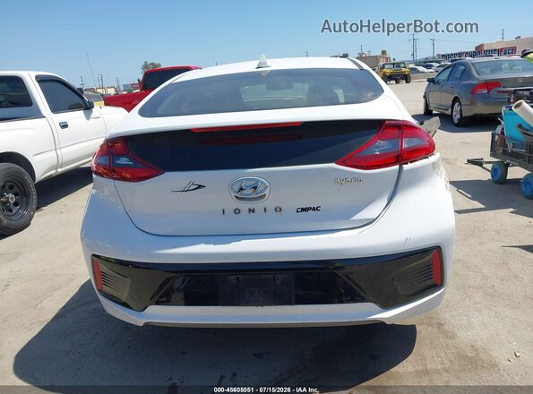 KMHC75LCXHU047614 2017 HYUNDAI IONIQ HYBRID White 