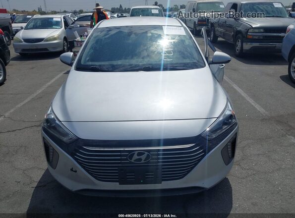 KMHC75LCXKU144836 2019 HYUNDAI IONIQ HYBRID Серебряный Вид задней части салона