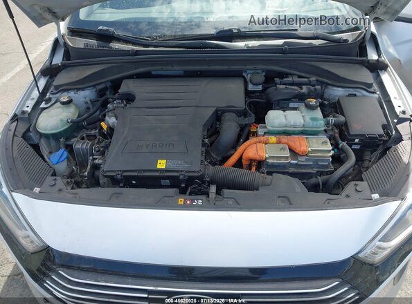 KMHC75LCXKU144836 2019 HYUNDAI IONIQ HYBRID Серебряный Вид сзади