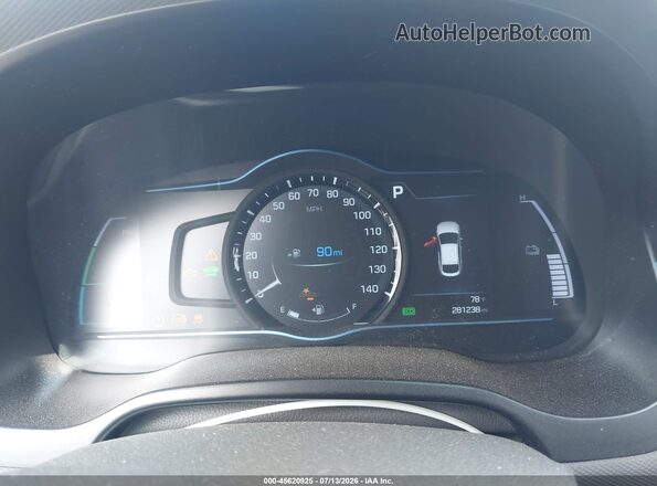 KMHC75LCXKU144836 2019 HYUNDAI IONIQ HYBRID Серебряный Вид задних сидений