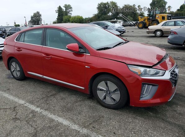 KMHC75LCXLU186716 2020 HYUNDAI IONIQ Красный Передняя правая четверть
