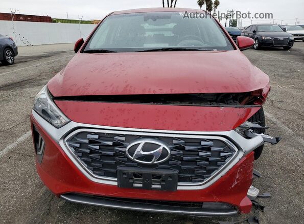KMHC75LCXLU186716 2020 HYUNDAI IONIQ Красный Вид спереди